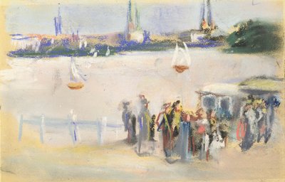 Ansicht der Außenalster, 1909 von Max Liebermann